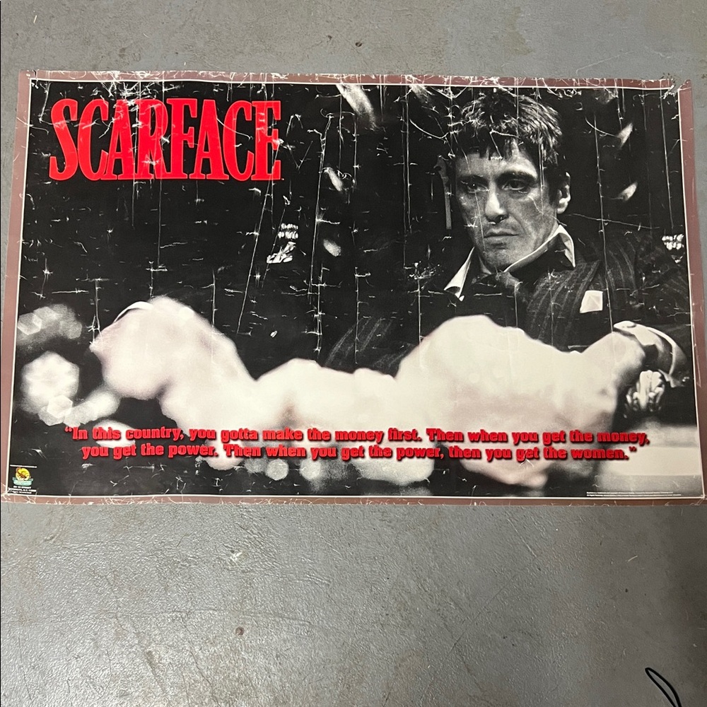 🔥 Large Scarface Movie Poster